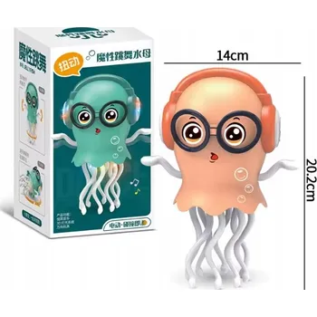 Hračka pro nejmenší INTERAKTIVNÍ TANČÍCÍ MEDÚZA CHOBOTNICE SVÍTÍ HRAJE JEZDÍ PRO LEZENÍ