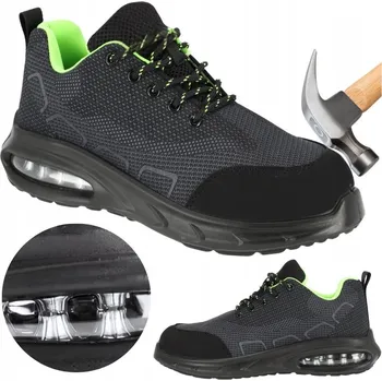 Pracovní obuv Pánské pracovní boty POLOBOTKY sportovní PRODYŠNÉ s OCELOVOU ŠPIČKOU AIR 42