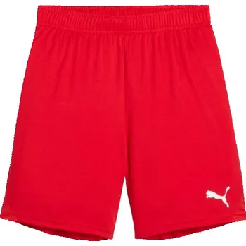 Chlapecké kraťasy Dětské fotbalové šortky Puma TEAMGOAL SHORTS JR 164 Červená, Bílá