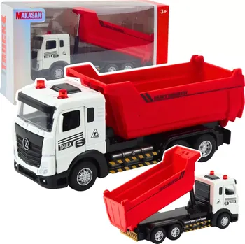 autíčko Dětský sklápěč s kovovou kabinou, světly a zvuky