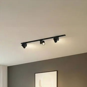 Svítidlo Lindby kolejnicový systém Linaro, sada 3 ks Brinja, LED, černá 3 x 8,9 W LED - Doprava zdarma