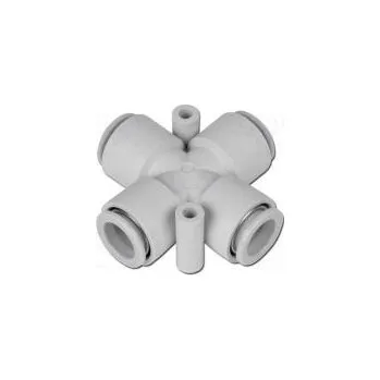 Příslušenství k čerpadlu Nástrčná spojka -1÷10bar Mat polypropylen 4vstupová odbočka