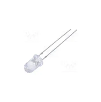 Polovodič LED 5mm zelená 22000÷27000mcd 15° 20mA 2,8÷3,6V