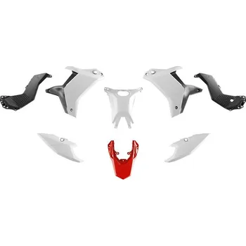 RACETECH (RTECH) 2025/12 kompletní sada plastů (bez předního blatníku) T7 YAMAHA TENERE 700 25-26 barva bílá / černá / červená (RACETECH (RTECH) 2025/12 kompletní sada plastů (bez předního blatníku) T7 YAMAHA TENERE 700 25-26 barva bílá / černá / červená)