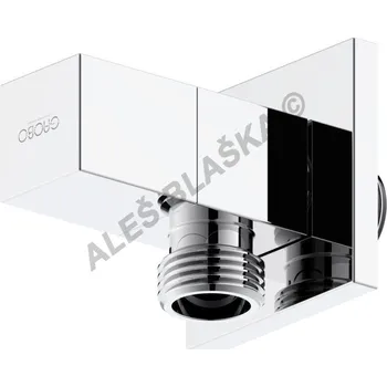 Ventil Rohový hranatý ventil 1/2"x3/8" s páčkou s keramickým vrškem k umyvadlu (roháček) - chrom 2004L CR