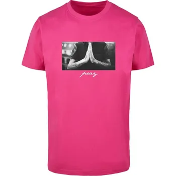 Pánské tričko Pray Tee - hibiskus pink 3XL