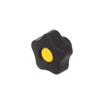 Nábytkové kování Nastavovací kolečko Ø 32mm Vnit.závit M6 12mm H 23mm