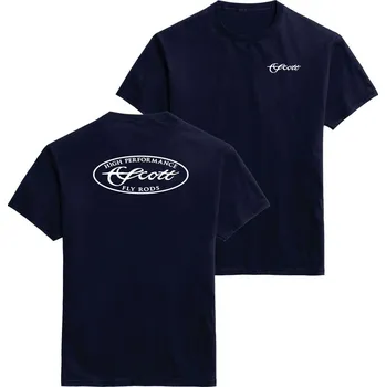 Umělá nástraha Scott Oval Logo T-Shirt Navy Varianta: Oval Logo T-Shirt Navy M