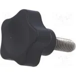 Nastavovací kolečko Ø 25mm Vněj.závit M6 16mm H 20mm