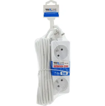 elektrický kabel Prodlužovací přívod 3 zásuvky, 5m, TR 312 F TRIXLINE