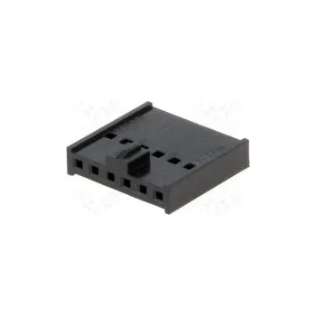 Elektrický konektor Plug wire-board female C-Grid III 2.54mm PIN 6 w/o contacts