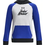 Chlapecká mikina UNDER ARMOUR UA Rival Fleece Script CB HD-BLU - 160-164