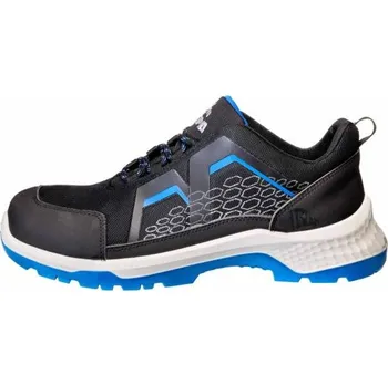 Pracovní obuv EMMA | Bezpečnostní obuv CrossForce Fly S3S nízká - Černá, Modrá / 44 / 44 / černá