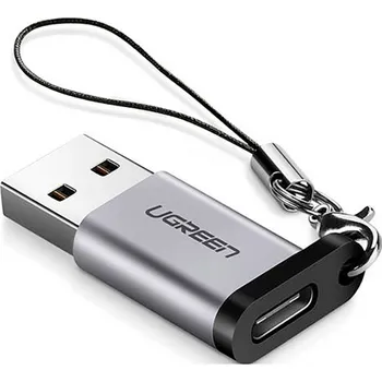 Elektrická zásuvka UGREEN USB kabel USB 3.2 Gen1 USB-A zástrčka, USB-C ® zásuvka stříbrná 50533