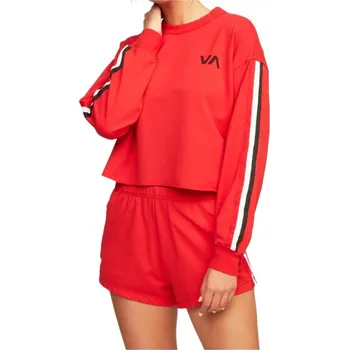 Dámská mikina RVCA Dámská sportovní mikina RVCA Ringside ČERVENÁ