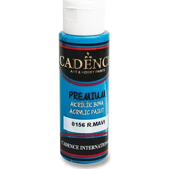 Speciální výtvarná barva Akrylová barva Cadence Premium - královská modř / 70 ml