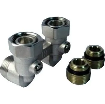 Ventil CONCEPT H-kus uzavírací šroubení pro radiátory 1/2",3/4" rohový, SHPT91-01