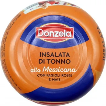 konzervovaná ryba Icat Food Mexický tuňákový salát s fazolemi a kukuřicí Donzela 230g