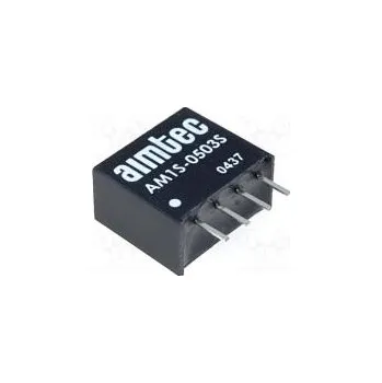 Měnič napětí Převodník DC/DC 1W Uvst 4,5÷5,5V 3,3VDC Ivýst 300mA SIP4