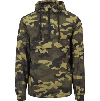 Pánská větrovka Camo Pull Over Windbreaker - woodcamo S