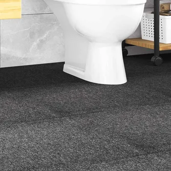 Koberec zahrada-XL Kobercové podlahové dlaždice 20 ks 5 m² 50 x 50 cm antracit 147309