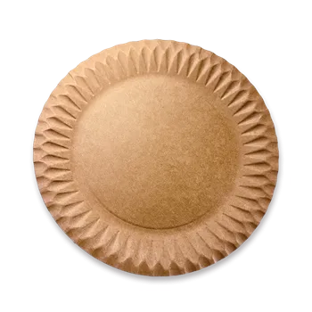 Jednorázové nádobí ECOFOL Papírový talíř EKO 23 cm kraft ideal pack® bal/100 ks