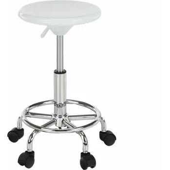 Kondela Židle, bílá/chrom, MABEL 4 NEW