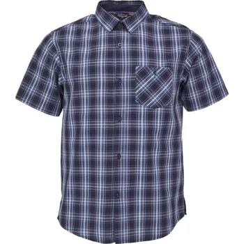 Pánská móda Pánská košile Willard DALIB L Tmavě modrá, Světle zelená