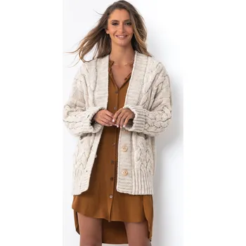 Dámský svetr TopMode 861955 béžová L