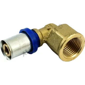 rozdělovač topení GENERAL FITTINGS - Itálie | H-LINE lisovací koleno vnitřní závit, PRESS (pro PEX-AL, plastohliníkové trubky) - 26x1" H1705