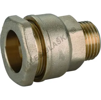 Fitinka PE mosazná spojka s vnějším závitem na polyetylénové trubky (polyš) - 25x1/2" 4808