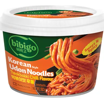 Bibigo Udon nudle Chilli 187g