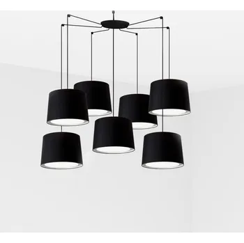 FARO CONGA závěsné svítidlo, černá, 7L