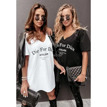 Dámská halenka Tunika oversize bílá