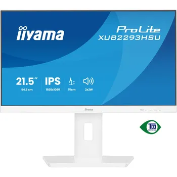 Monitor iiyama ProLite/XUB2293HSU-W7/21,5"/IPS/FHD/100Hz/1ms/Bílá/3R