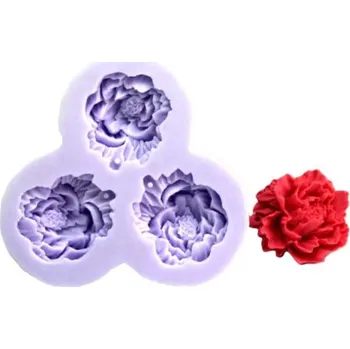 Formička Silikonová mini formička karafiáty