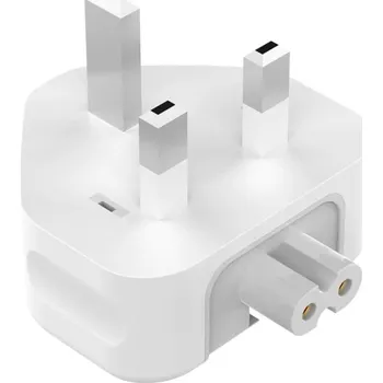 UK zástrčka k napájecím adaptérům - bílá
