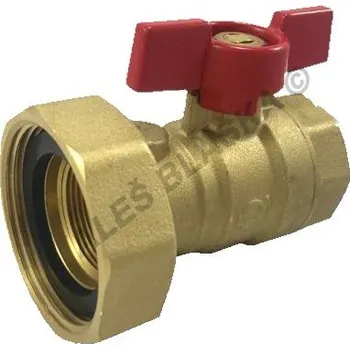 Instalatérský materiál Kulový kohout (ventil) se šroubením k čerpadlu bez zpětné klapky (s převlečnou maticí) - 1"x6/4" SD8240B