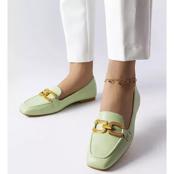 Dámské mokasíny Dámské mokasiny K205 zelené - Solea 38
