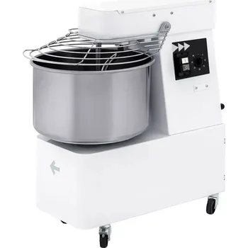 Spirálový mixér s pevnou dvourychlostní mísou, 48 l, Prismafood, 128 kg/h, 48L, 400V/2200W, 480x795x(H)855mm | 1I056060