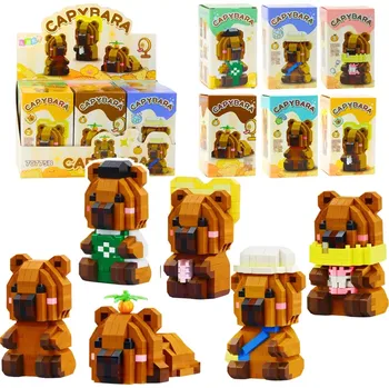 ostatní stavebnice Stavebnice kapybara 3D figurka, 204–263 dílků