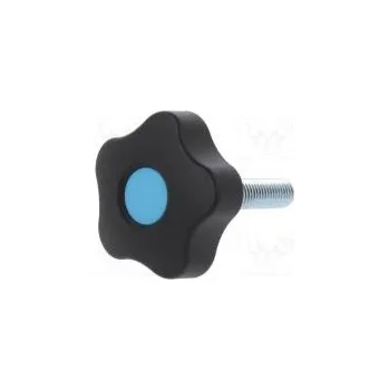 Nastavovací kolečko Ø 50mm Vněj.závit M10 40mm H 32mm