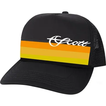 Umělá nástraha Black Mesh Hat White Scott Logo