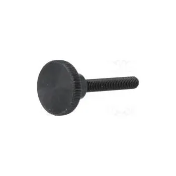 Nábytkové kování Nastavovací kolečko Ø 16mm Vněj.závit M4 25mm H 9,5mm ocel