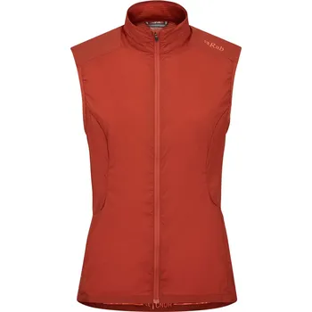 Cyklistická vesta Dámská cyklistická vesta Rab Cinder Windveil Barva: Tuscan Red, Velikost: L