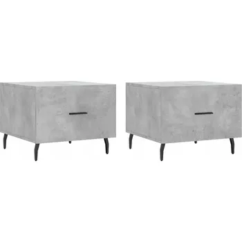 Konferenční stolek Konferenční stolek VidaXL čtvercový 50 x 40 x 50 cm světlý beton