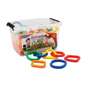 Hračka pro nejmenší Senzorická hračka ŘETÍZEK VELKÉ TVARY