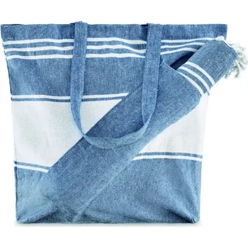 Plážová taška Plážová taška s ručníkem bez potisku bez potisku 5 bez potisku