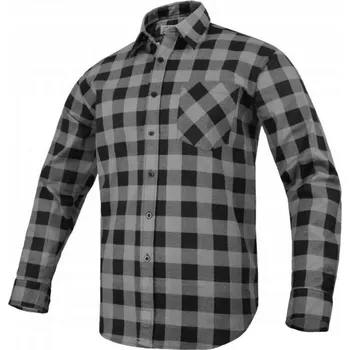 Pánská košile Šedá flanelová košile Art Mas Modar vel. 3XL