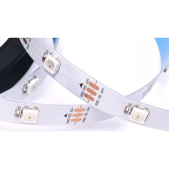 Žárovka 5m WS2812B ARGB LED pásek 5V 30 LED/m IP30 smart MAGIC programovatelný